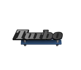 TURBO RENAULT 9 11 18 EMBLEMA PARRILLA [+ SOPORTE]