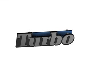 TURBO RENAULT 9 11 18 EMBLEMA PARRILLA [+ SOPORTE]