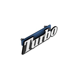TURBO RENAULT 9 11 18 EMBLEMA PARRILLA [+ SOPORTE]