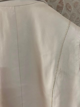 Giacca blazer donna in vera pelle morbida vintage