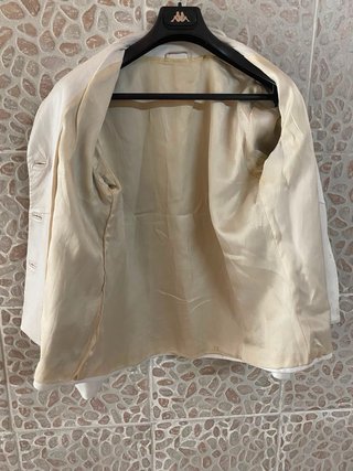 Giacca blazer donna in vera pelle morbida vintage