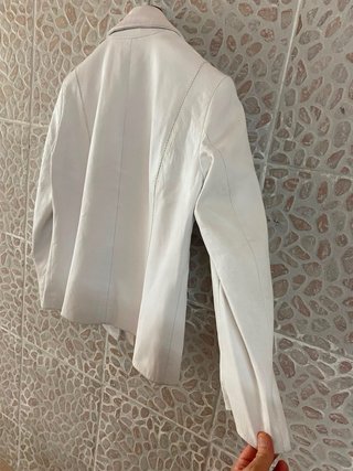 Giacca blazer donna in vera pelle morbida vintage