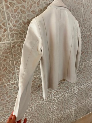 Giacca blazer donna in vera pelle morbida vintage