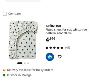 Colchón Cuna Ikea JÄTTETRÖTT