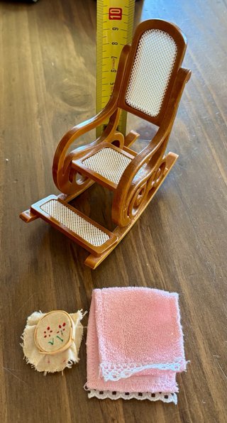 Set de Costura en Miniatura Antiguo Escala 1:12