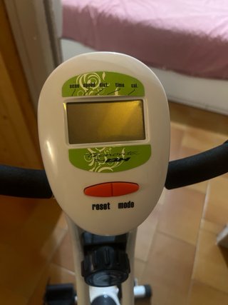 Bicicleta Estática Plegable Blanca