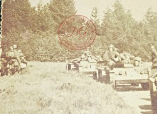 Postal Segunda Guerra Mundial Tanques Francia 1939