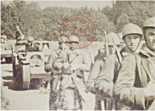 Postal Segunda Guerra Mundial Tanques Francia 1939