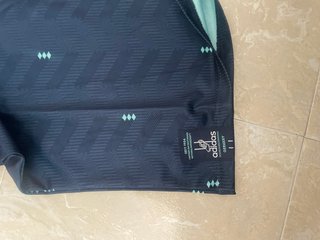 Camiseta Adidas Alemania Negra y Turquesa