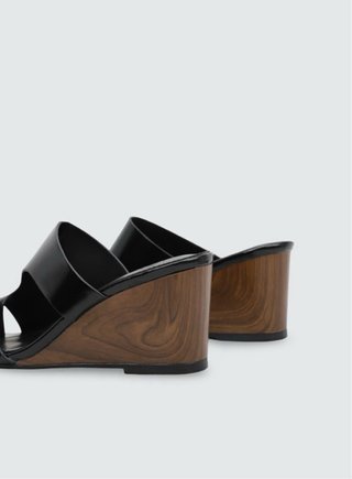 Sandalias de cuña Krack negras