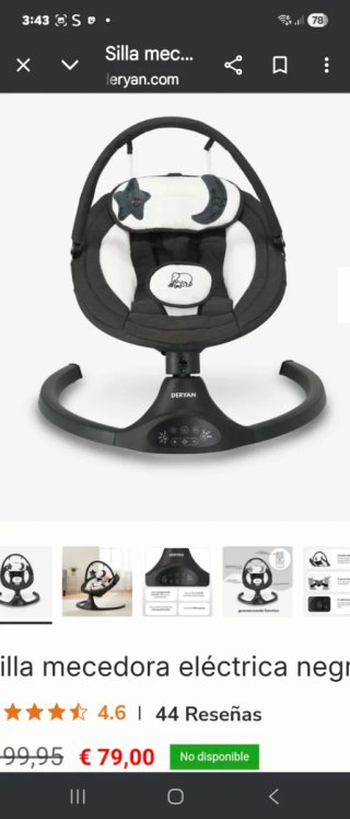 Silla Mecedora Electrónica Deryan