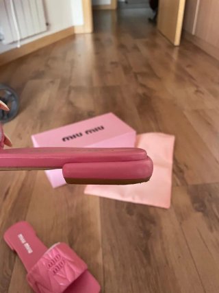 Miu Miu Sandalias Rosas