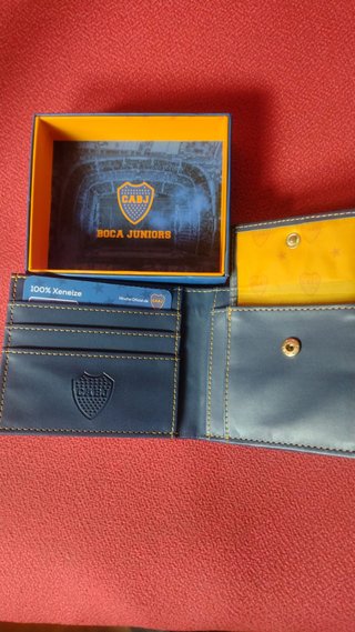Combo Boca o River!!  Billetera y Vaso Premium