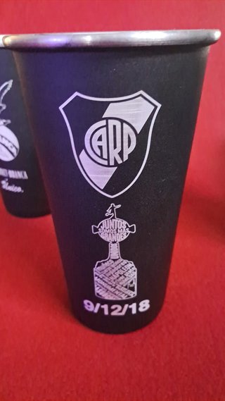 Combo Boca o River!!  Billetera y Vaso Premium