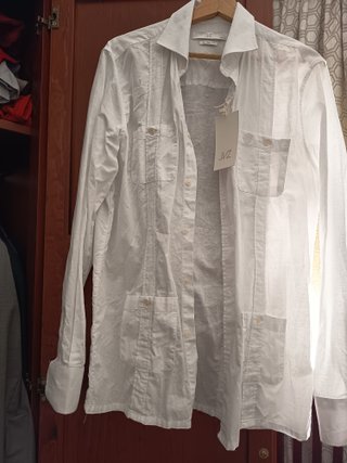 Camisa Guayabera Blanca JVZ