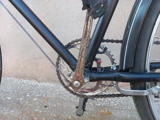 Bicicleta antigua varillas BH años 50. Funcionando