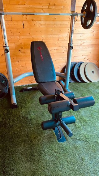 HOME GYM | Rack Adonis + Banco Multiposición Marcy