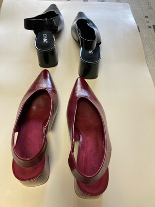 Zapatos ZAPSHOP mujer negros y rojos los rojos 39