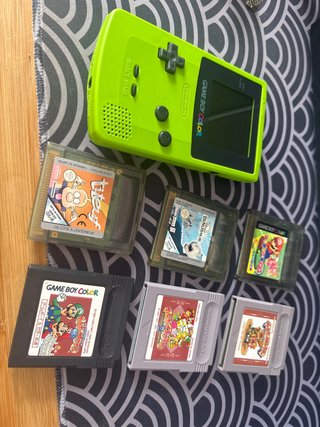 Nintendo Game Boy Color Verde + Juegos