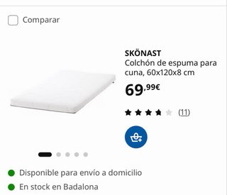 Cuna IKEA blanca