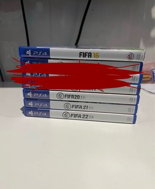 Pack 4 Juegos FIFA PS4: 16, 20, 21, 22