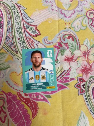 Cromo Lionel Messi (intercambio) Ciudad Real