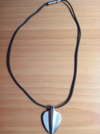 Collar Viceroy Cuero y Plata