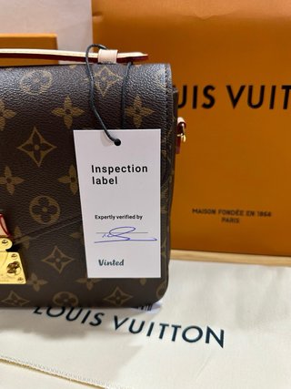 LV Pochette Metis East West Marrón