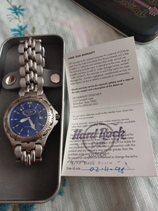 Reloj Hard Rock Cafe Madrid