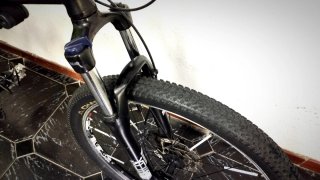Montague Paratrooper plegable mountain bike.