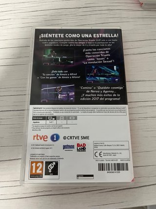 Operación Triunfo 2017 Nintendo Switch