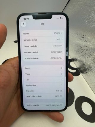 iPhone 13 128GB Nero Batteria 89%