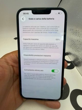 iPhone 13 128GB Nero Batteria 89%