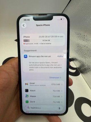 iPhone 13 128GB Nero Batteria 89%