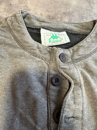 Camiseta Kappa Retro Vintage Gris Talla M