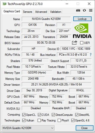 Workstation HP ZBook 15 32GB RAM