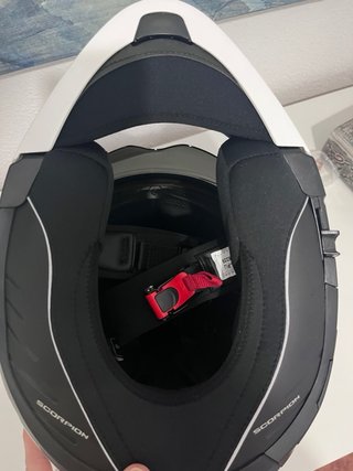 Casco Modular Moto Scorpion Blanco