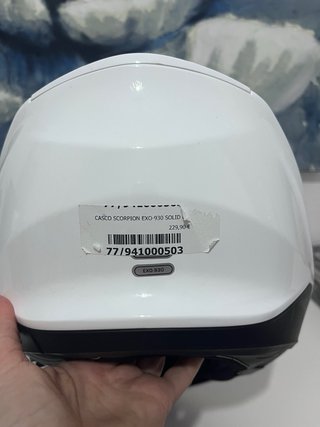 Casco Modular Moto Scorpion Blanco