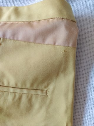 Pantalón Zara Amarillo Talla L