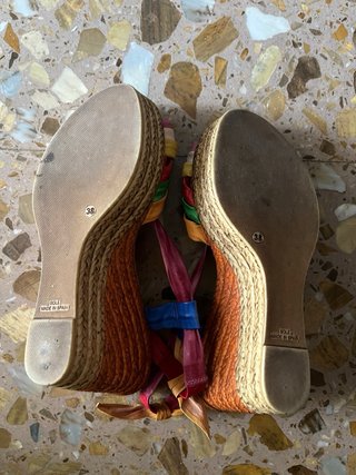 Sandalias Marila Cuña Multicolor Talla 38