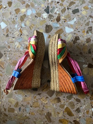 Sandalias Marila Cuña Multicolor Talla 38
