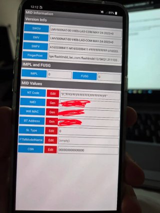 scheda madre lg v50 12gb di ram snap 855 plus