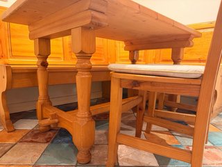 Mesa rinconera de cocina para 5 personas