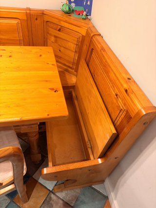 Mesa rinconera de cocina para 5 personas