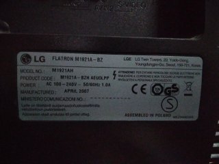 Monitor LG Flatron per PC o TV