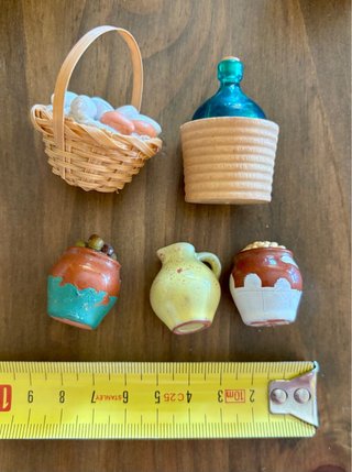 Lote 8 Miniaturas Bodega Artesanal Escala 1:12