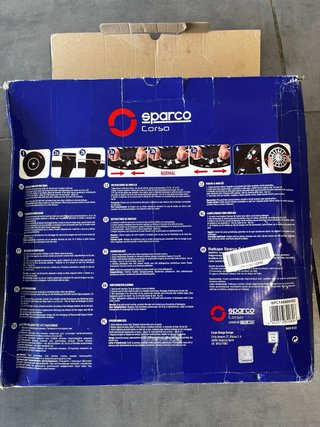 Tapacubos Sparco Corsa 14 Negro/Rojo