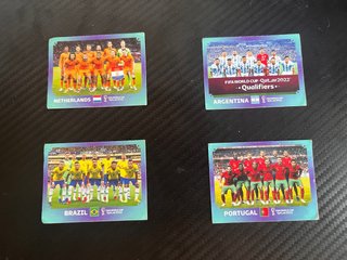 Cromos Mundial Qatar 2022 (4 equipos)