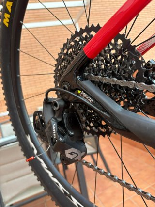 Bicicleta Montaña Rockrider XC900 Roja