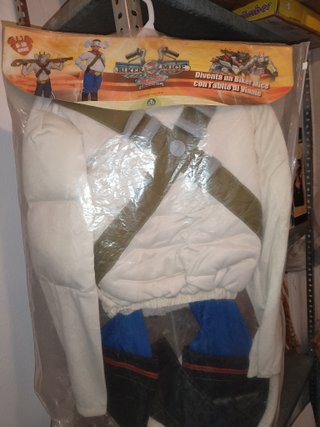 Disfraz vintage precintado Moto ratones de marte